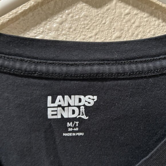 Men's Black Undershirt TALL - Picture 2 of 2